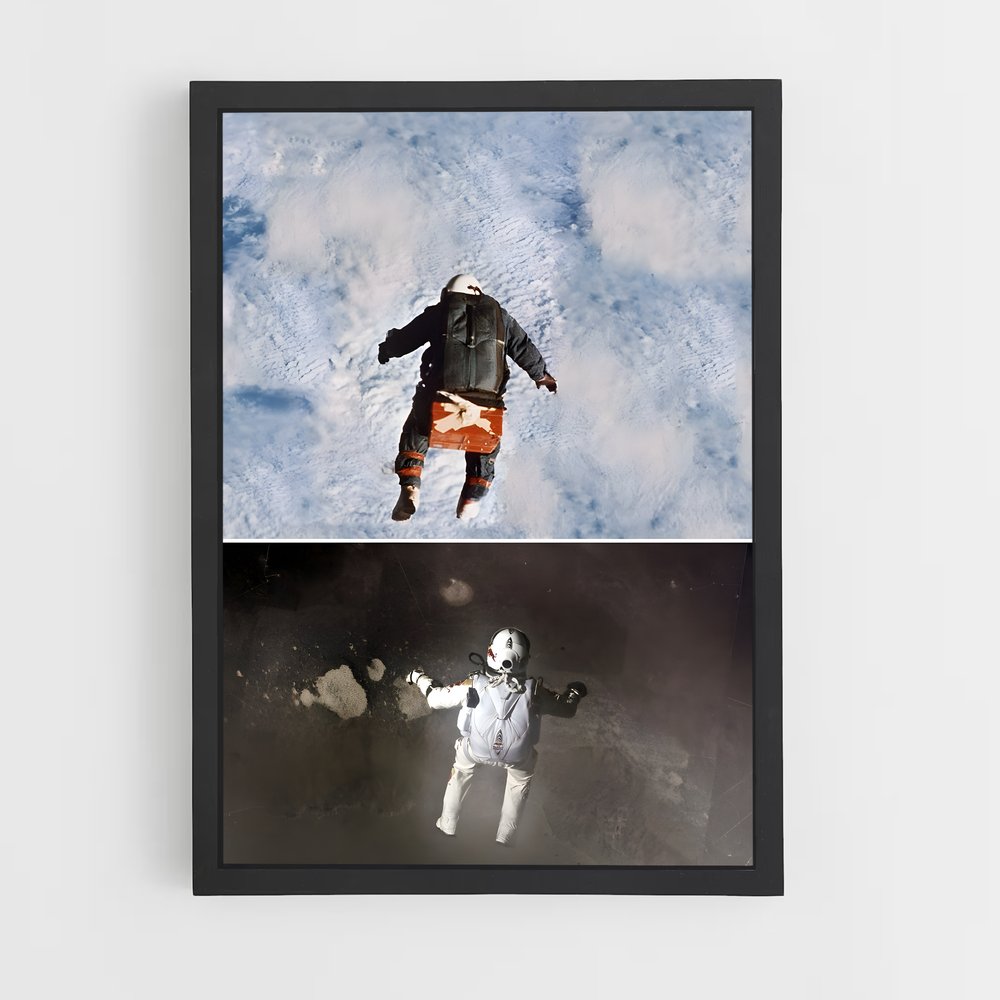 Poster Joe kittinger – affiche Parachutisme (vue 2)